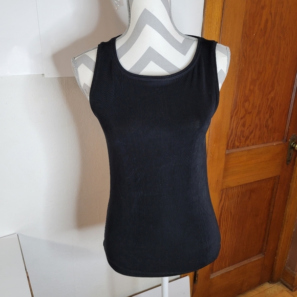 Chico's Tops - Chicos Travelers Black Slinky Tank Size 0